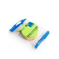 Notas Aderentes Brilhantes Balo 70X70mm Pack 200