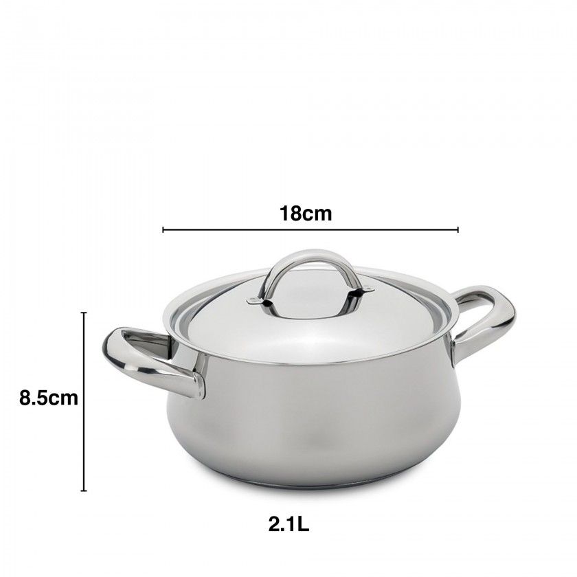 Low Cost Classic Caçarola C/ Asas Ø18Cm 2.1L Low Cost Classic Caçarola C/ Asas Ø18Cm 2.1L
