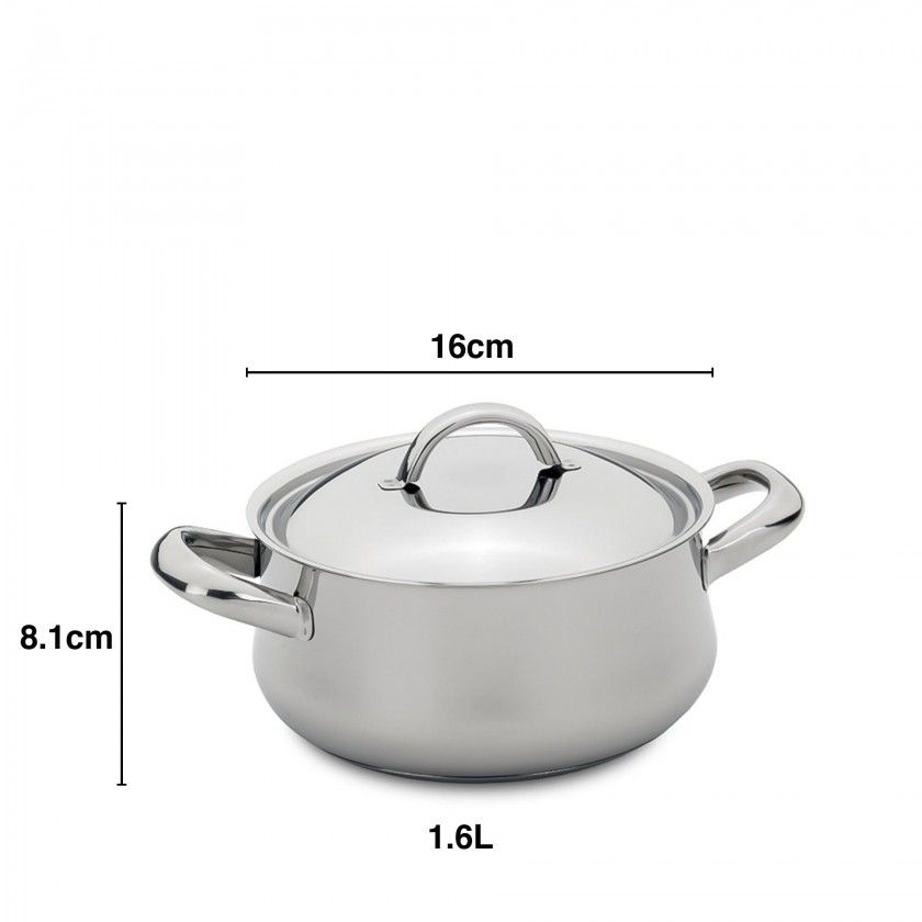 Low Cost Classic Caçarola C/ Asas Ø16Cm 1.3L Low Cost Classic Caçarola C/ Asas Ø16Cm 1.3L