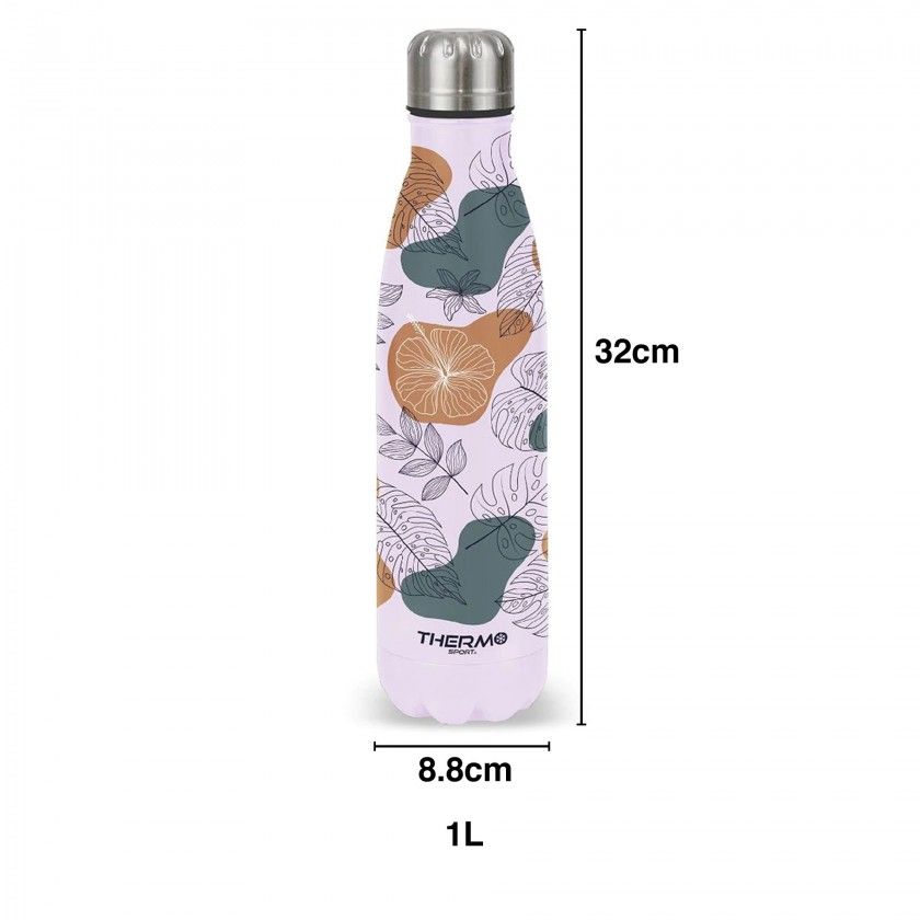 Garrafa Térmica Decor Redondo 1000ml 8.8X32cm Garrafa Térmica Decor Redondo 1000ml 8.8X32cm