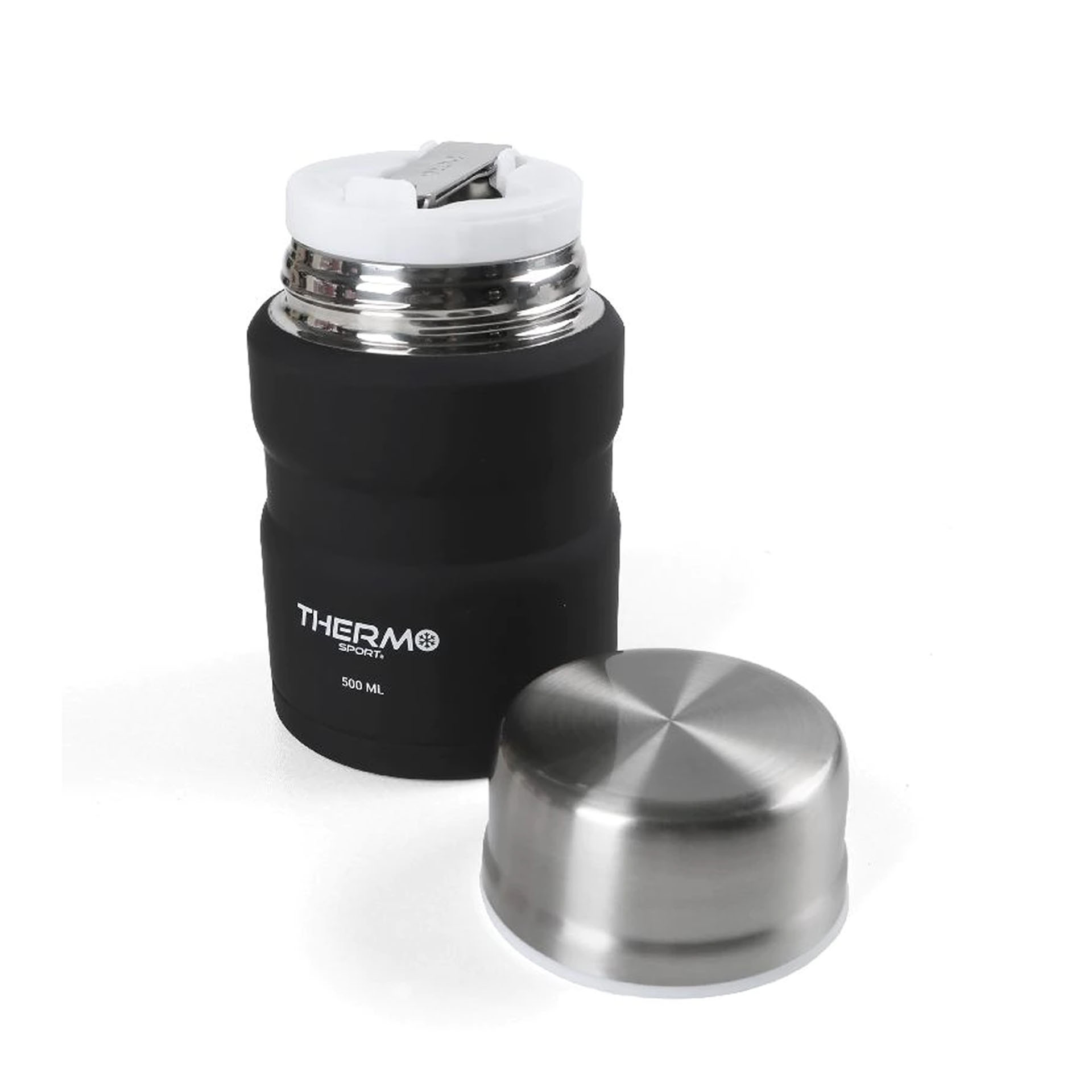 Termo Sólidos Inox Redondo 500ml 9X15.5cm