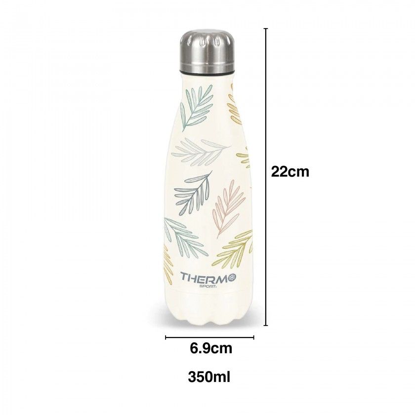Garrafa T�rmica Decor Redondo 350ml 6.9X22cm