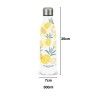 Garrafa Térmica Decor Redondo 500ml 7X26cm Garrafa Térmica Decor Redondo 500ml 7X26cm