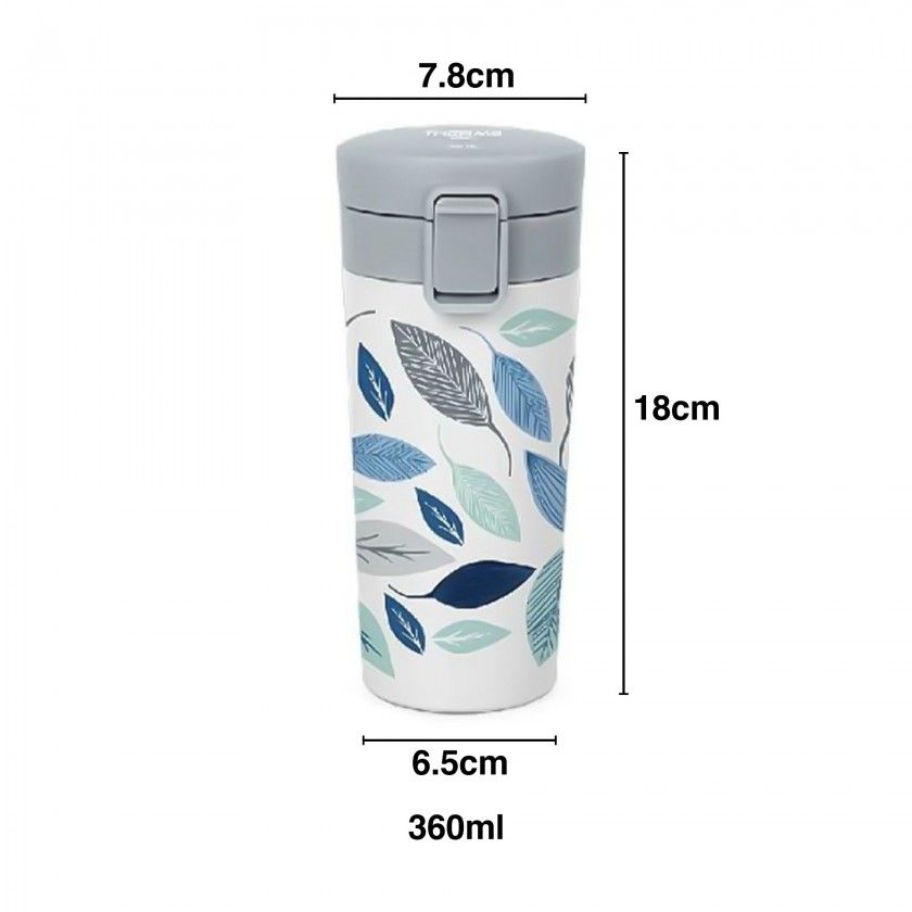Caneca Térmica Inox 360ml 7.8X6.5X18cm Caneca Térmica Inox 360ml 7.8X6.5X18cm