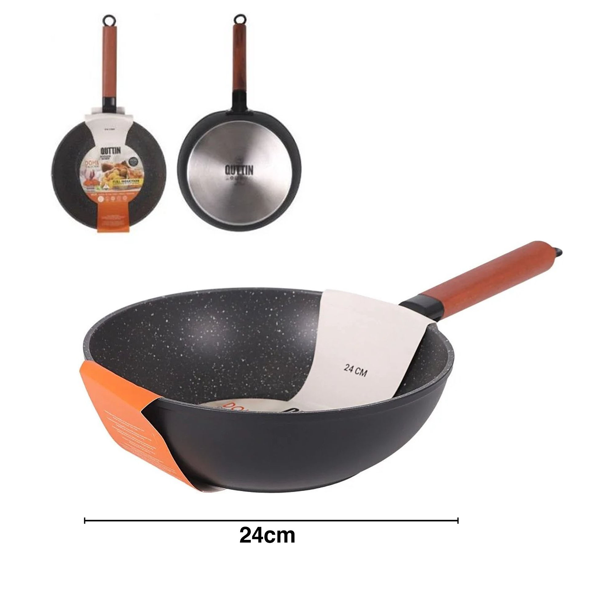 Wok Alumínio Doha 24cm