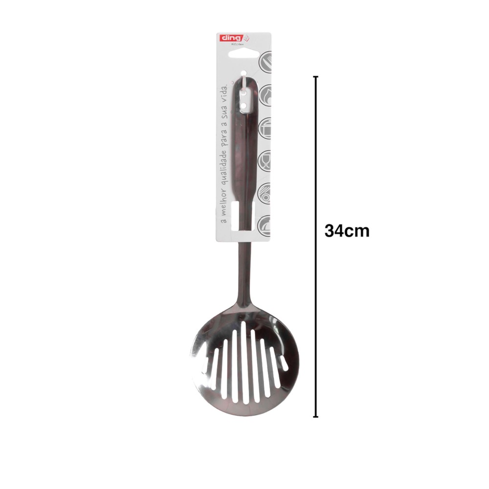 Escumadeira Inox Braga 34cm