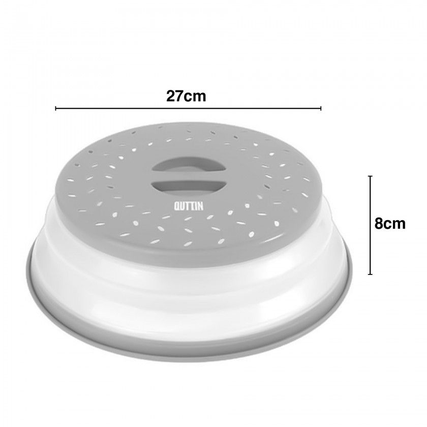 Tampa para Prato Microondas Dobrável Redondo 27X8cm Tampa para Prato Microondas Dobrável Redondo 27X8cm