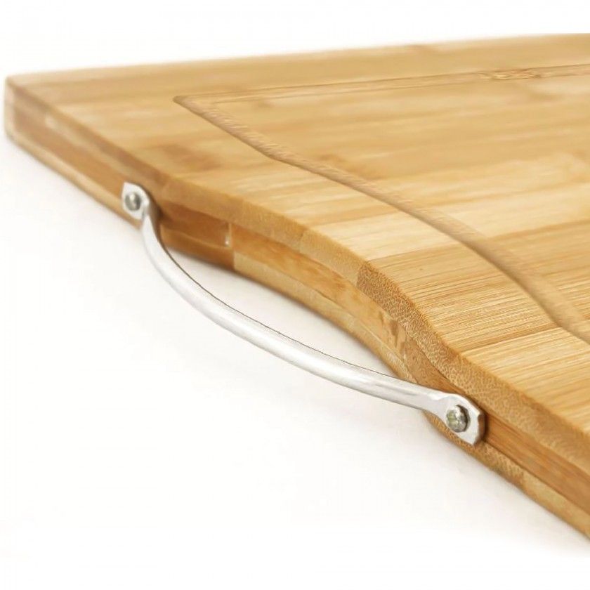 Tábua Cortar Bambu Asa Metal Tábua Cortar Bambu Asa Metal