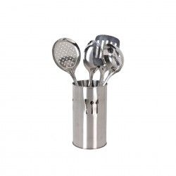 Suporte Inox com 4 Utenslios Cozinha 10X18cm
