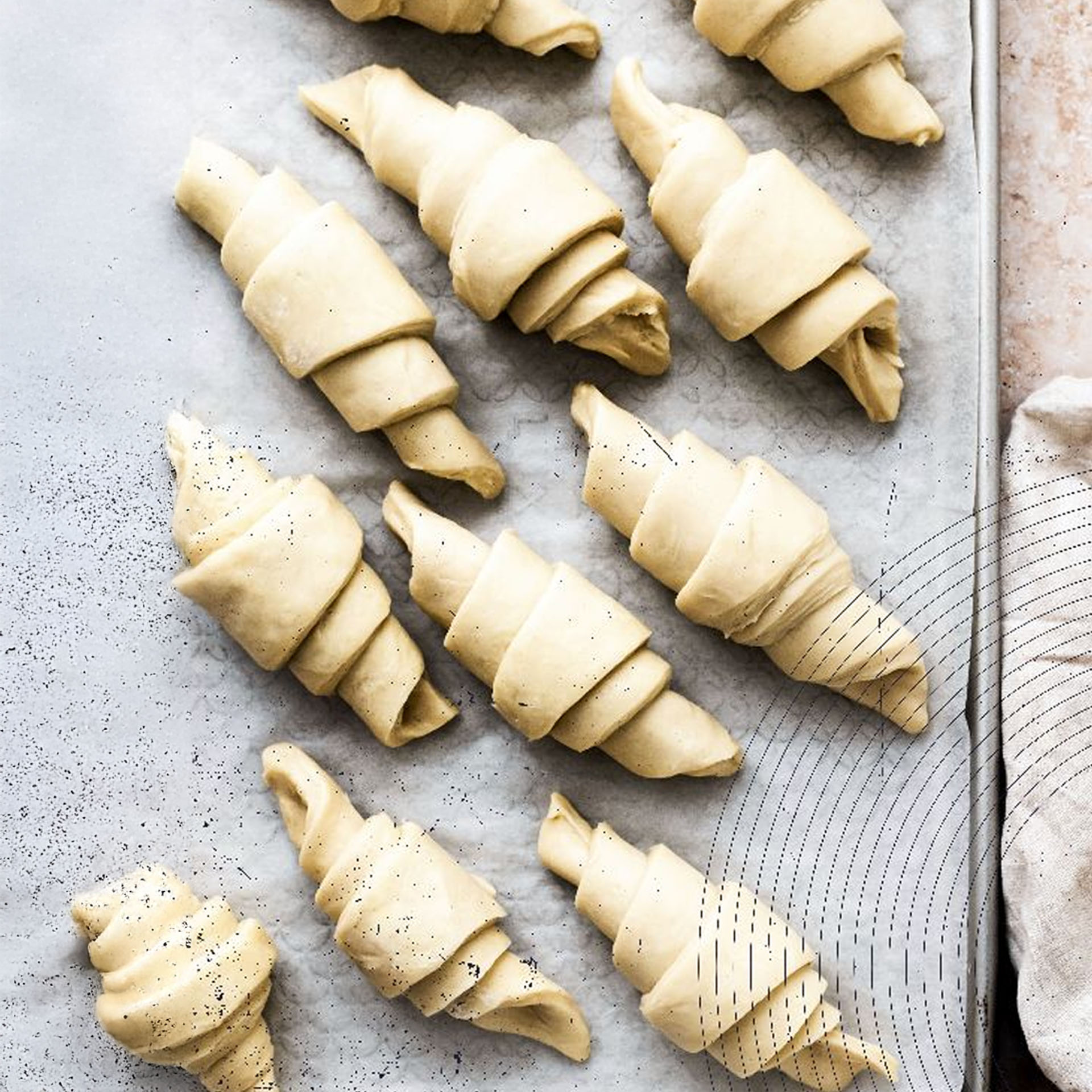 Rolo Corta Massa Croissant 38X6.5cm