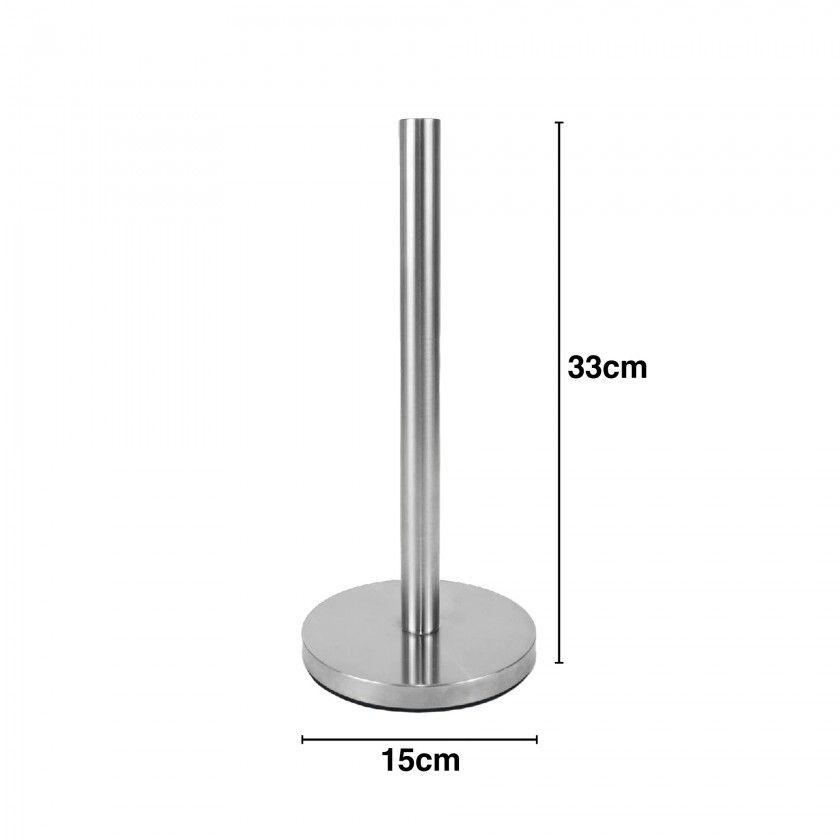 Porta Rolo Cozinha Inox Quttin 15X33cm Porta Rolo Cozinha Inox Quttin 15X33cm