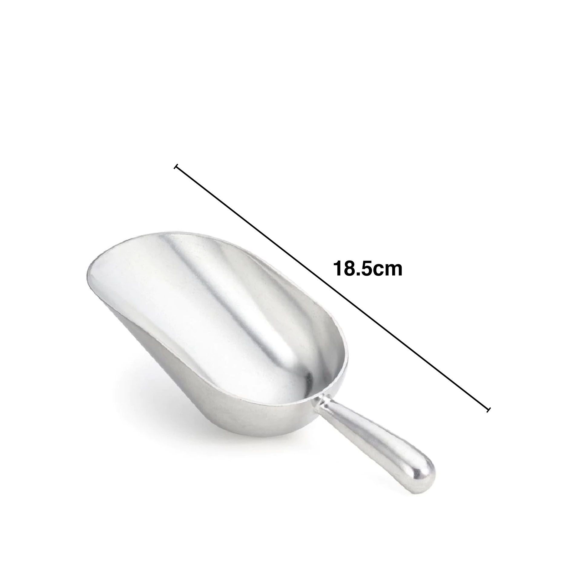 Pá Gelo Alumínio 18.5cm