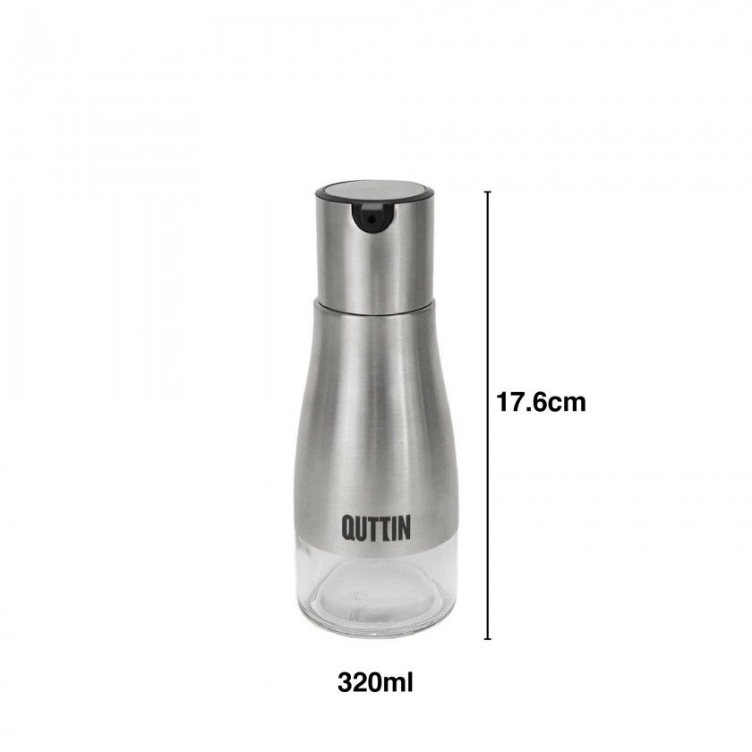 Galheteiro Vidro / Inox 320ml 17.6cm Galheteiro Vidro / Inox 320ml 17.6cm