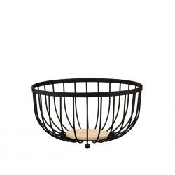 Fruteira Metal Preta 25X25X13cm