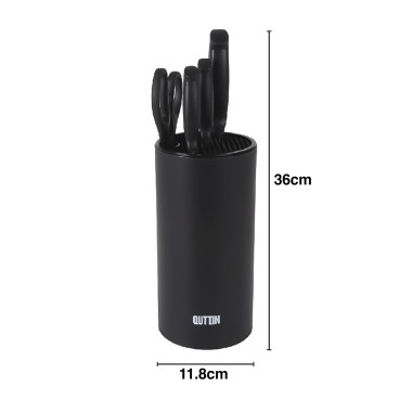 Conjunto 3 Facas Nero com Tesoura + Bloco Redondo 21cm