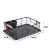 Escorredor Loiça Metal Asas Madeira 43X32X14cm Escorredor Loiça Metal Asas Madeira 43X32X14cm