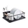 Escorredor Loiça Metal Asas Madeira 43X32X14cm Escorredor Loiça Metal Asas Madeira 43X32X14cm