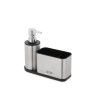 Dispensador Sabo Inox com Porta Esfrego 20X7X18.5cm