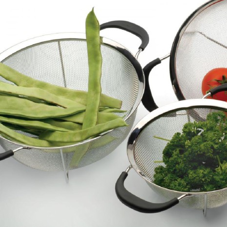 Escorredor Legumes Inox Asas Soft - Image product