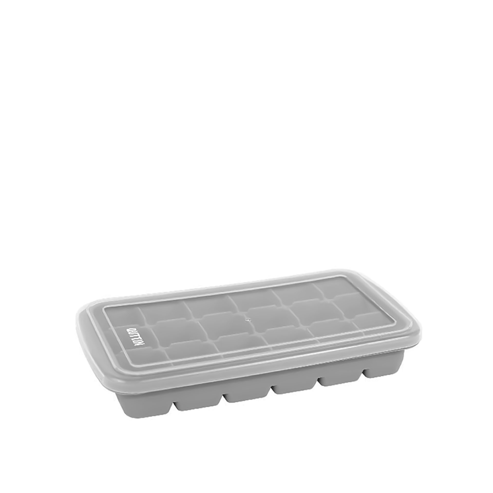 Cuvete Gelo com Tampa 18 Cubos XXL 24X12X4cm