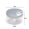 Cortador Alimentos Manual Redondo 160ml 9X6cm Cortador Alimentos Manual Redondo 160ml 9X6cm