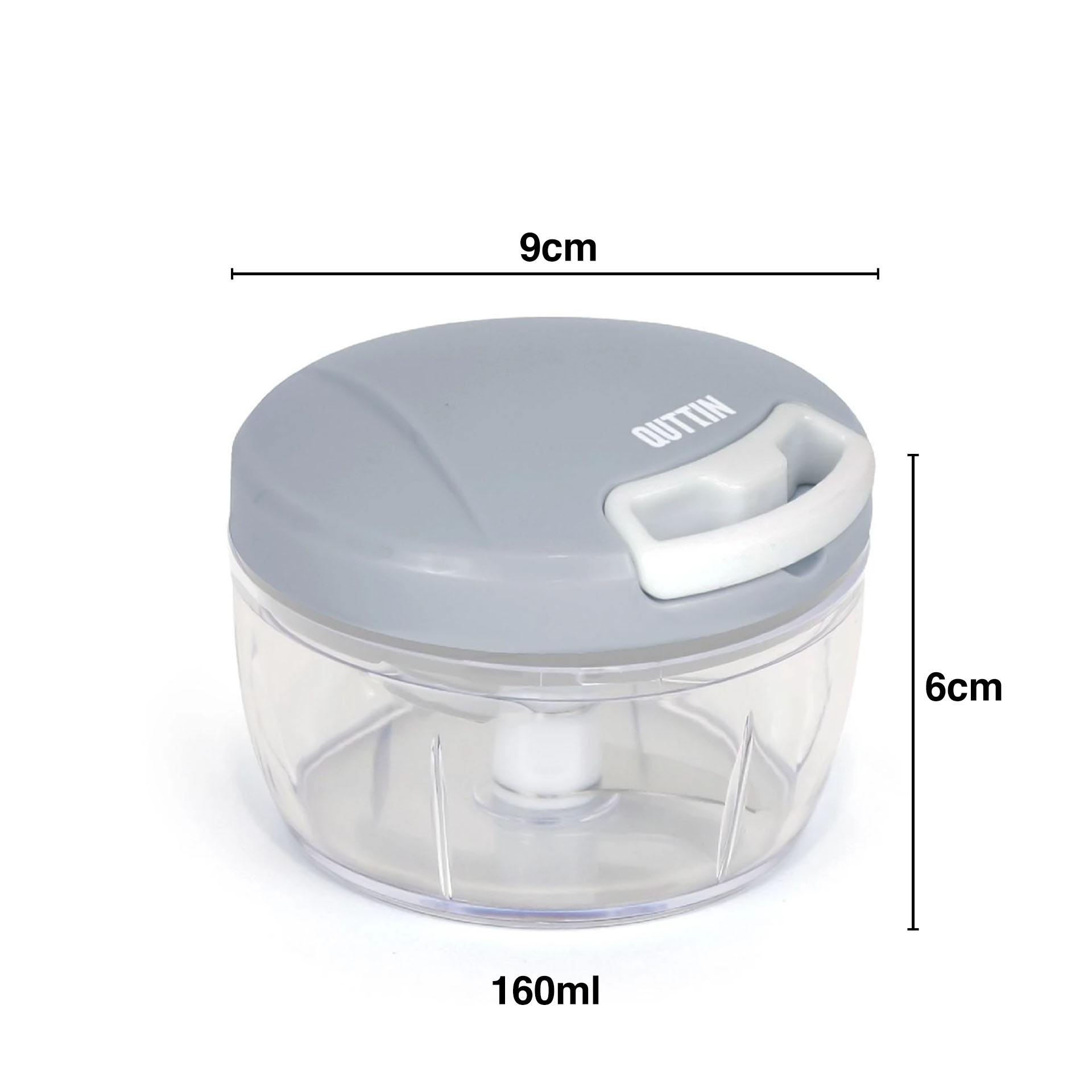 Cortador Alimentos Manual Redondo 160ml 9X6cm