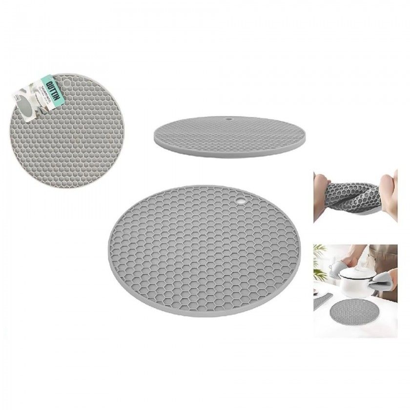 Base para Quentes Silicone Redondo 18cm Base para Quentes Silicone Redondo 18cm