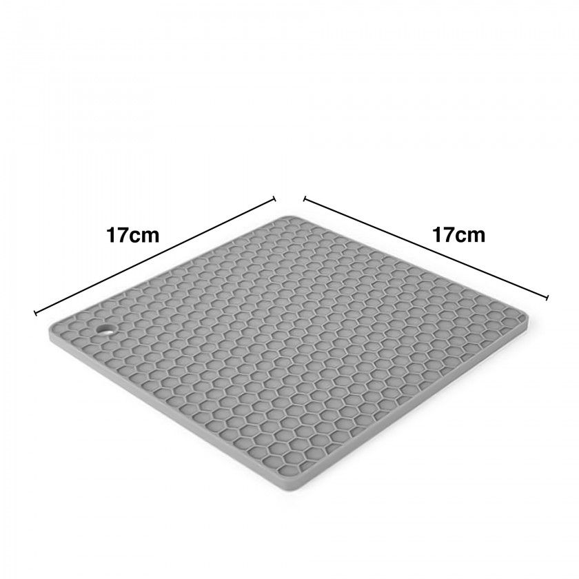 Base para Quentes Silicone Quadrado 17X17cm