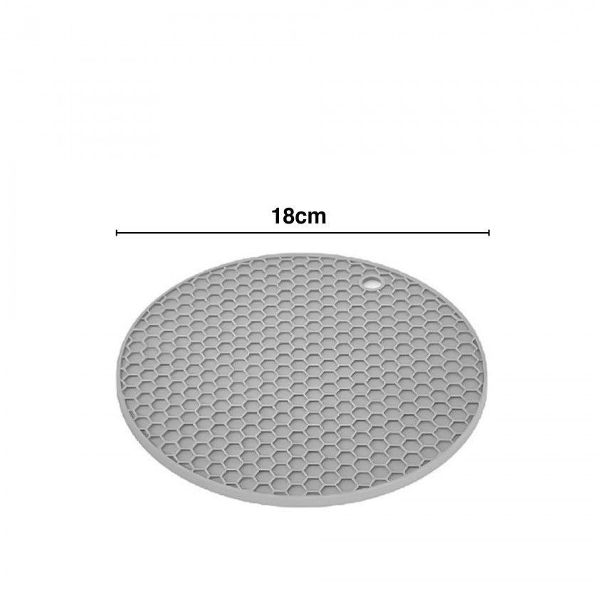 Base para Quentes Silicone Redondo 18cm Base para Quentes Silicone Redondo 18cm