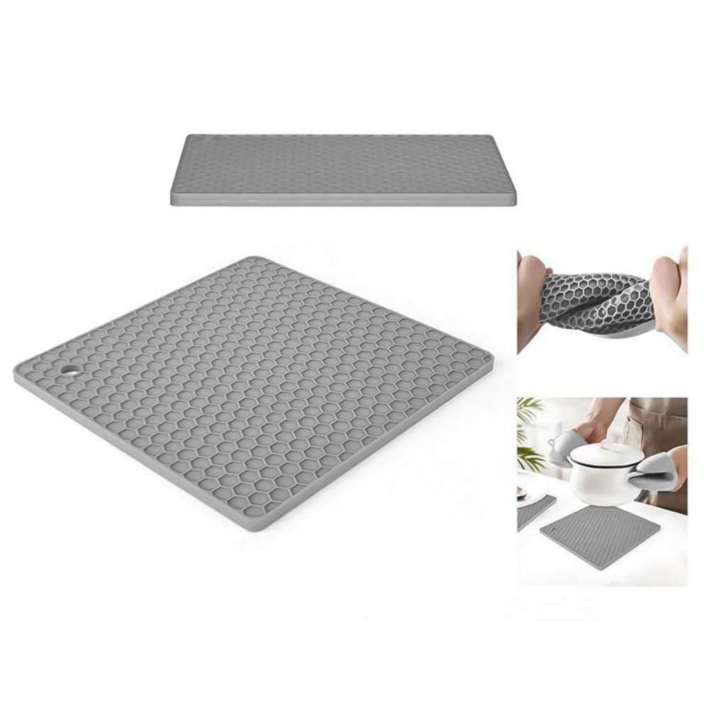 Base para Quentes Silicone Quadrado 17X17cm