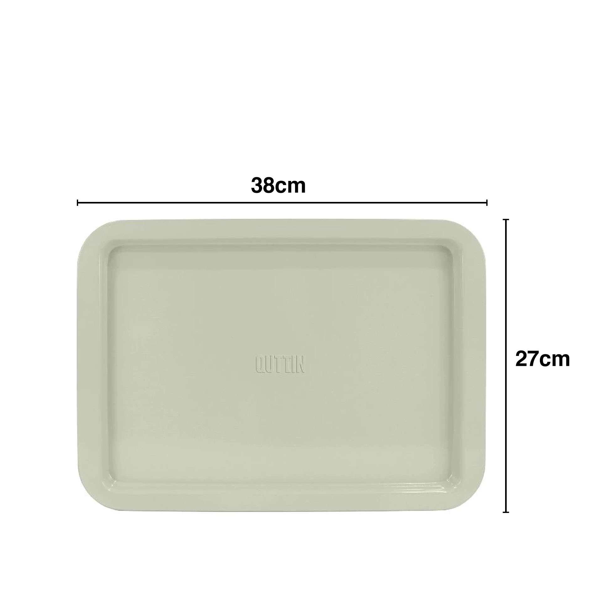 Bandeja Metal Servir Retangular Cor Sortida 38X27cm