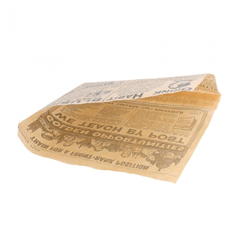 Saco Anti Gordura para Hambrguer Times 16X16.5cm Pack 500