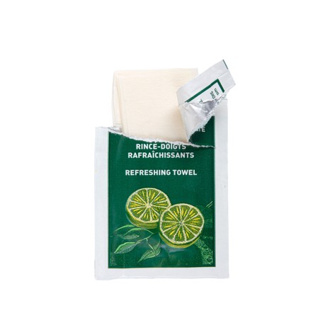 Toalhitas Refrescantes Limão 10X20cm Pack 100 - Image product