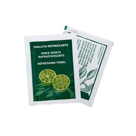 Toalhitas Refrescantes Limão 10X20cm Pack 100 - Image product