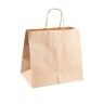 Saco Catering com Asas Kraft Bege 32X21X28.5cm Pack 25