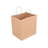 Saco Catering com Asas Kraft Bege 26X20X27cm Pack 25