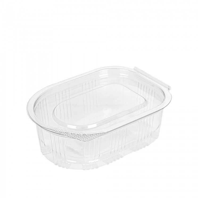 Recipiente Polipropileno com Tampa Oval 50ml 7.5X5.5X2.5cm Pack 50