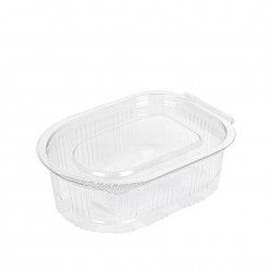 Recipiente Polipropileno com Tampa Oval 50ml 7.5X5.5X2.5cm Pack 50
