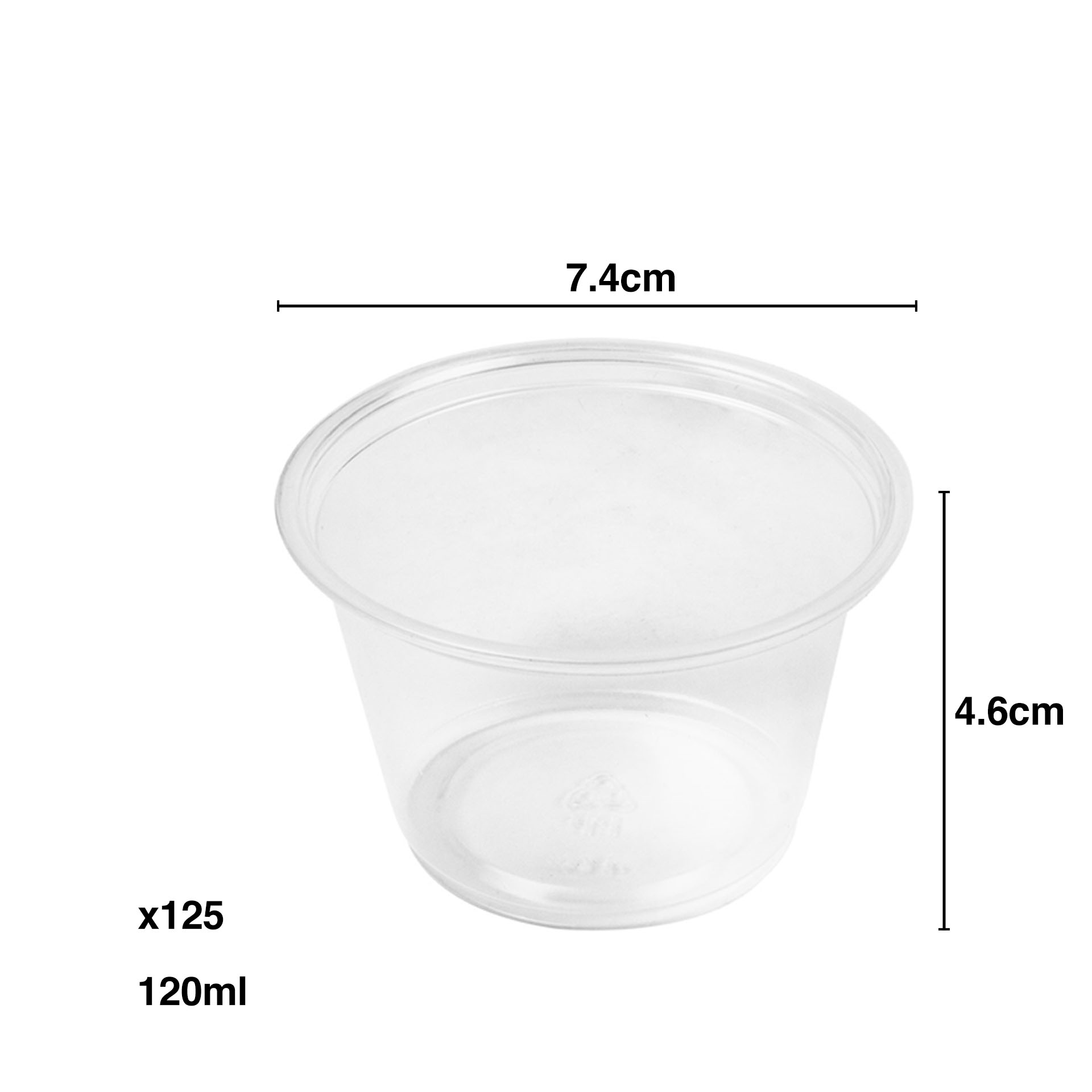 Recipiente Microondas Polipropileno Pack 125