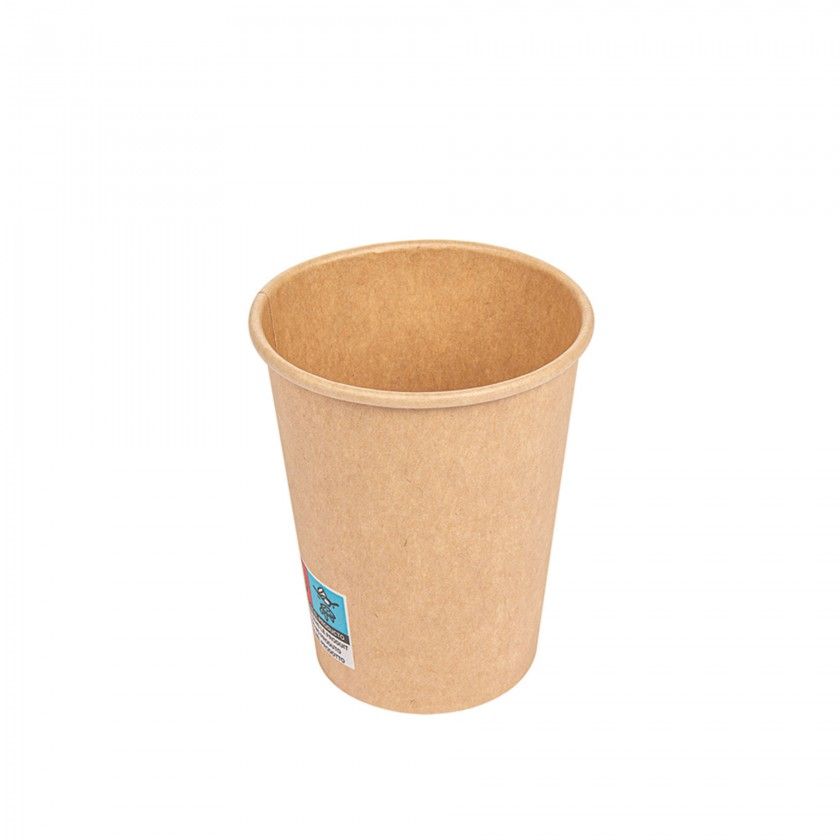 Copo Cart�o Bebidas Quentes Castanho Pack 50