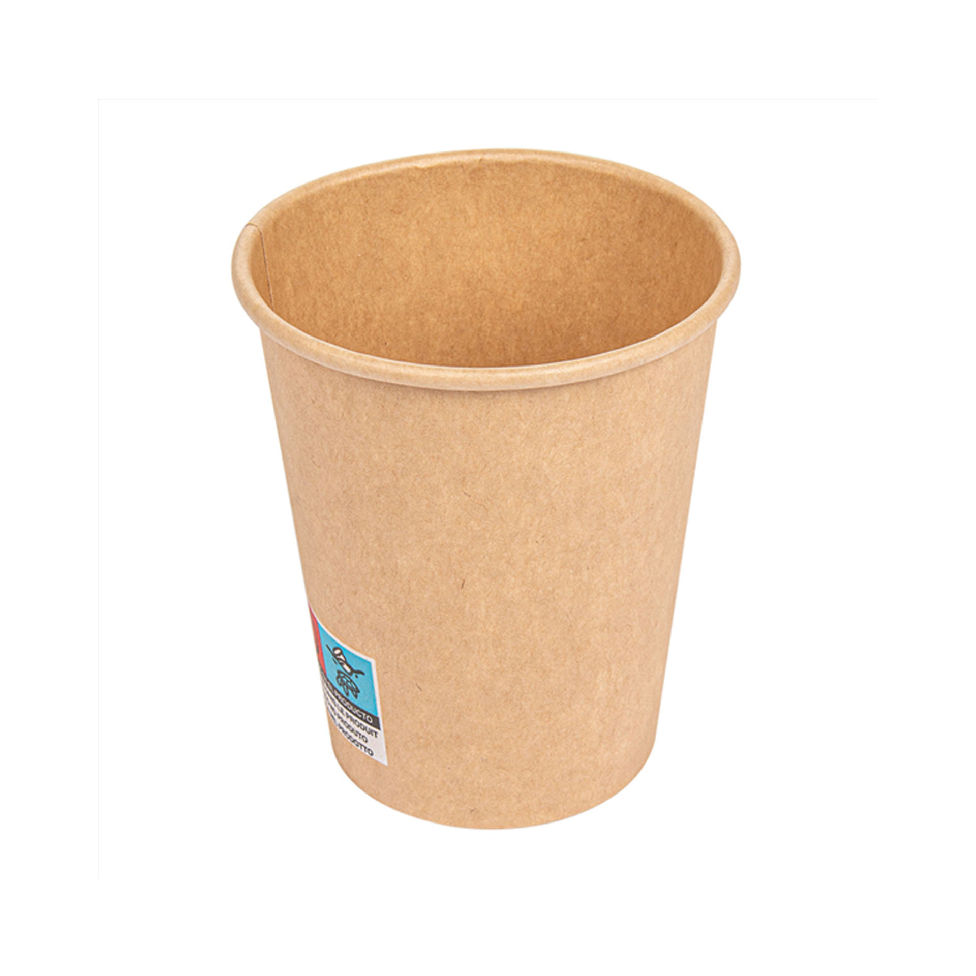 Copo Cartão Bebidas Quentes Castanho Pack 50