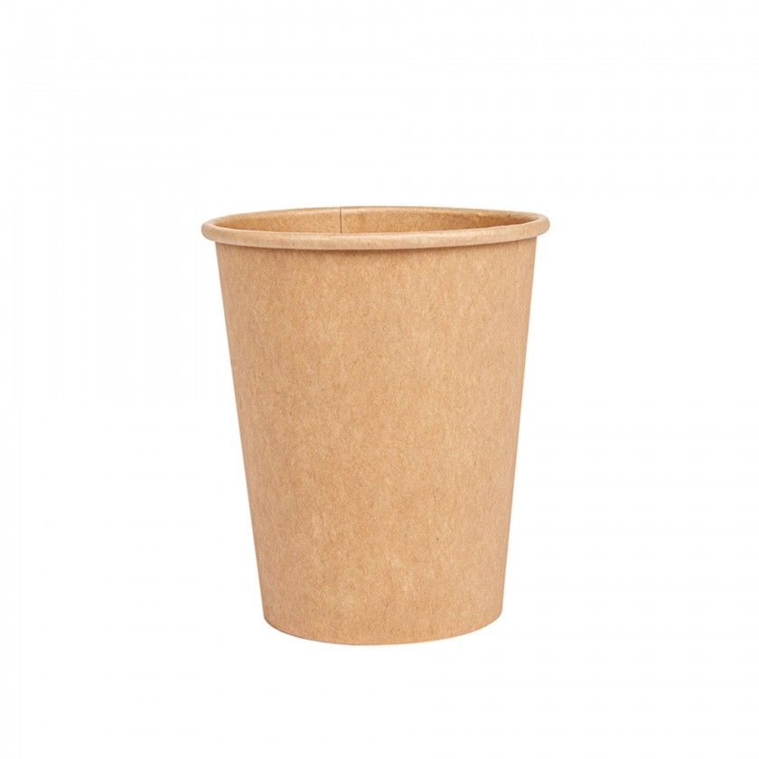 Copo Carto Bebidas Quentes Castanho Pack 50