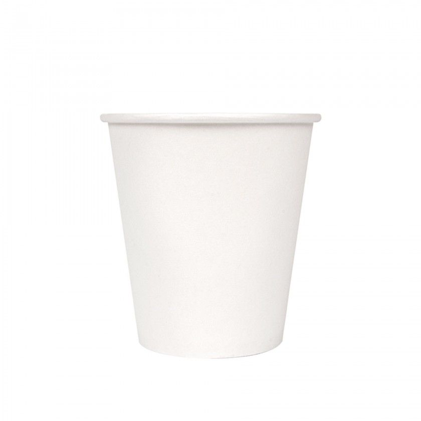 Copo Carto Bebidas Quentes Branco Pack 50