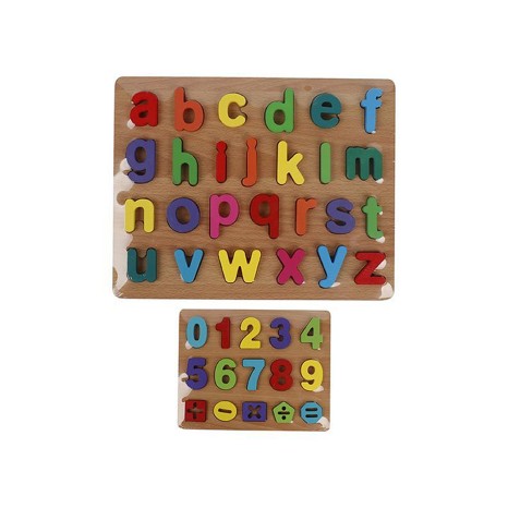 Puzzle Madeira N�meros / Letras 30X24cm - Image product