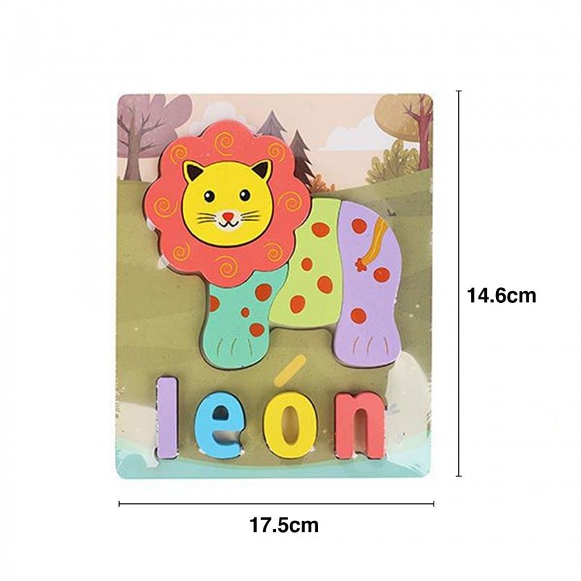 Puzzle Madeira Infantil Sortido 17.5X14.6cm Puzzle Madeira Infantil Sortido 17.5X14.6cm