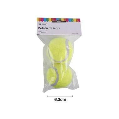 Bola Ténis 6.3cm Pack 2