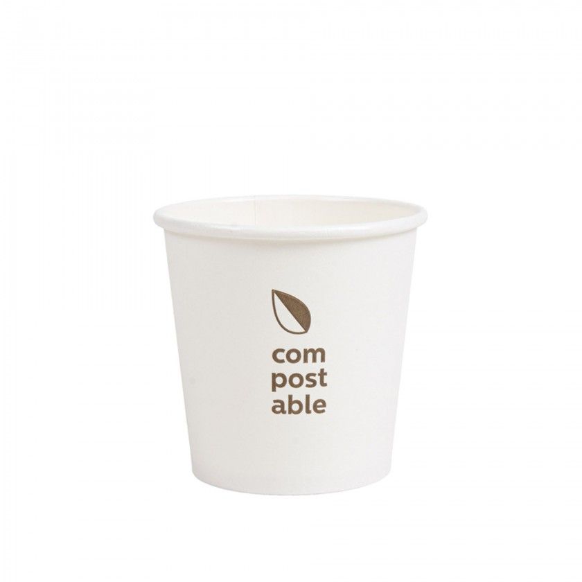 Copo Carto Bebidas Frias / Quentes Compostable Pack 50