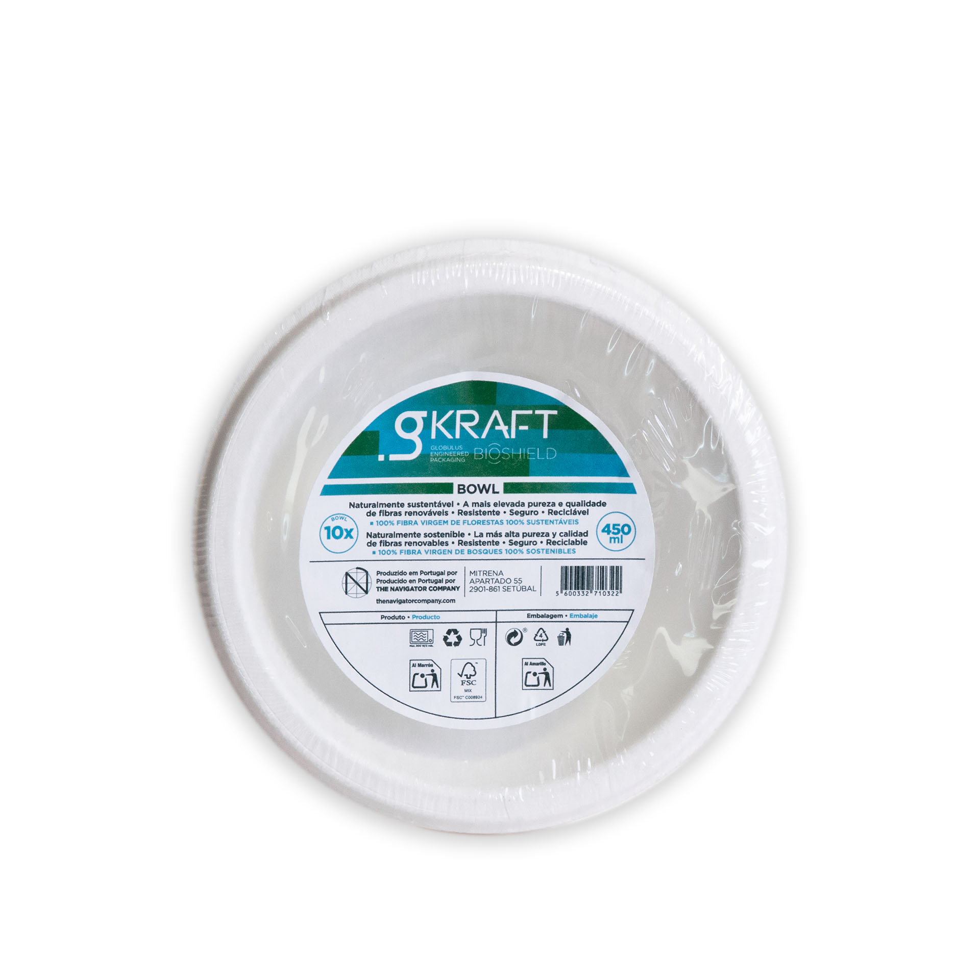Taça Take Away Gkraft Bioshield 450ml 15cm Pack 10