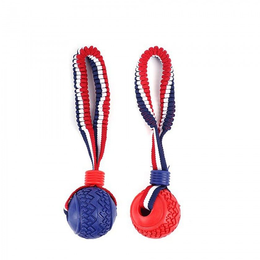 Brinquedo para Animais Bola Cordão Cor Sortida 7cm Brinquedo para Animais Bola Cordão Cor Sortida 7cm