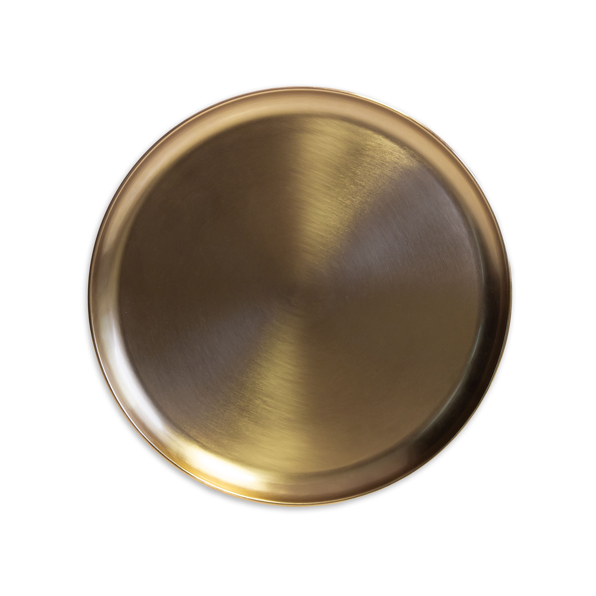 Bandeja Decorativa Redondo Dourado 39cm